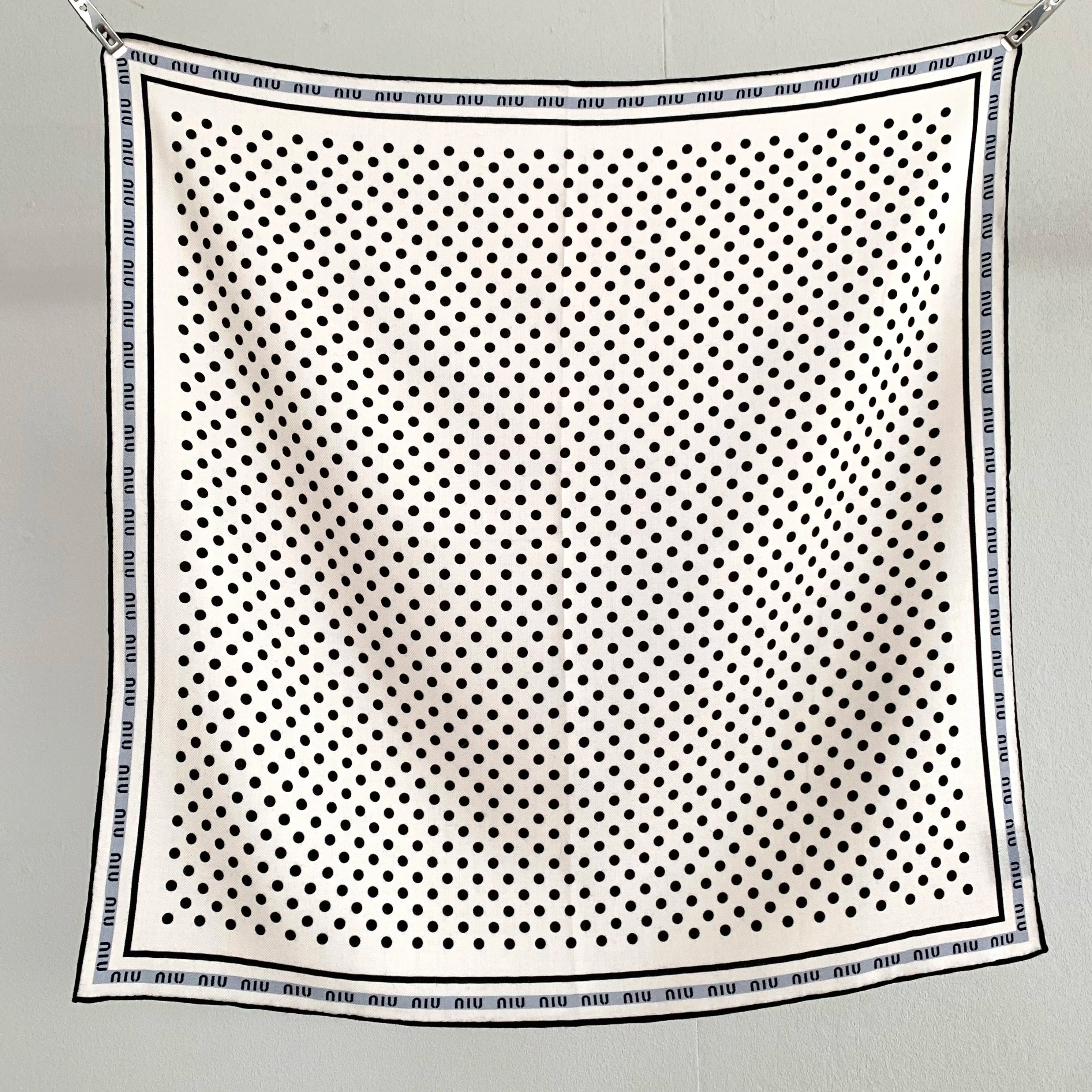 New autumn-winter fashion polka dot 30% silk 70% wool scarf for women, a warm headscarf or neckband, 65*65 cm