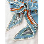 High-end New autumn and winter triangular wool and silk scarves, women's warm decorative shawls, scarves and headscarves