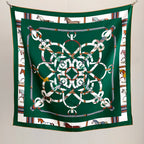Luxury 100% Silk Scarf Shawl 18mm Double Sided Womens Fashion Head Scarves Hijab for Hair Wrapping