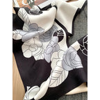 Luxurious design, double-sided, multi-color silk scarf for women, long scarf, fashionable decorative headband, 16 mm