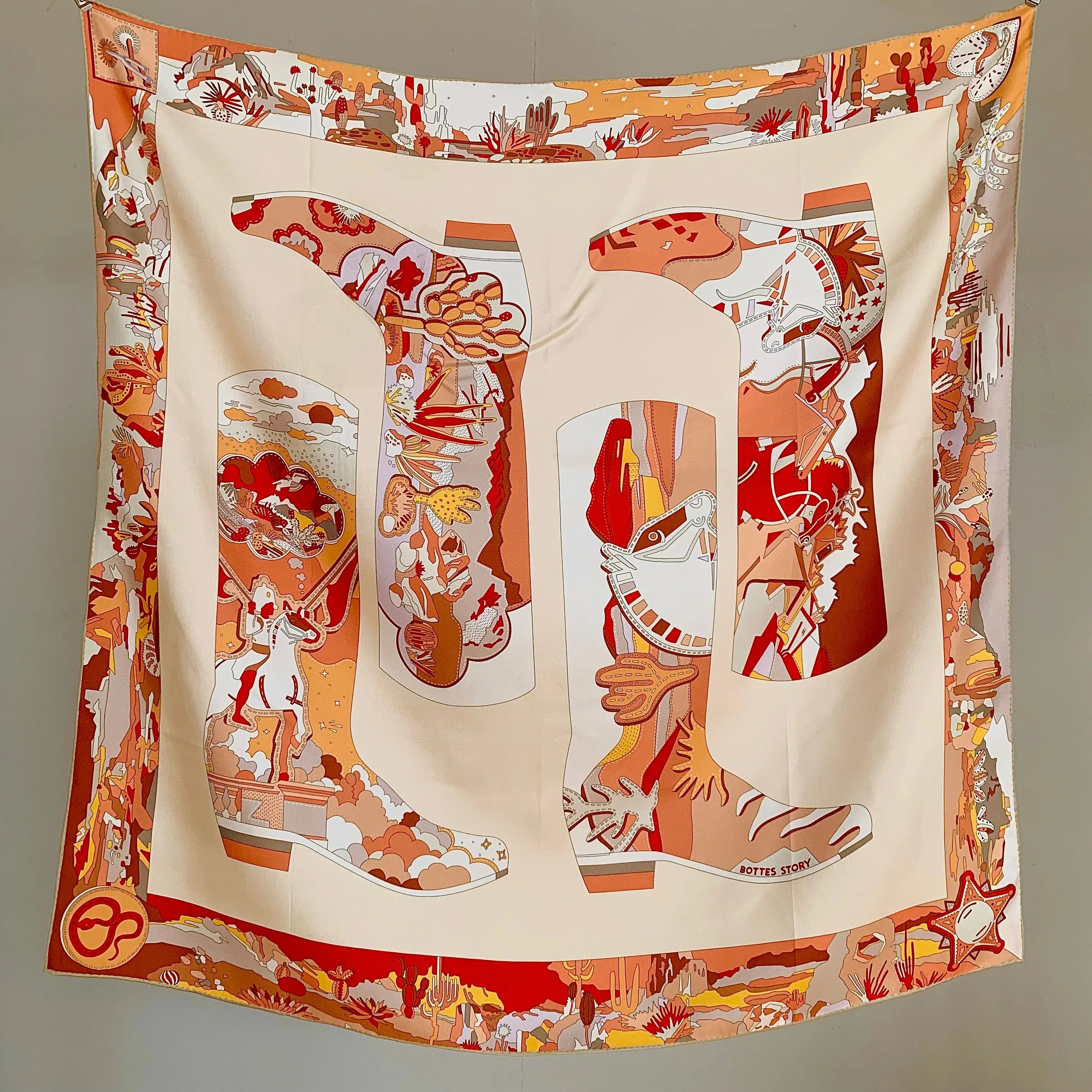 Luxurious Design 100% Silk Handkerchief for Women, Handmade Edging, 90cm Square, Elegant Sunscreen Headscarf, Shawl, Gift