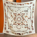 High-end double-sided same-color silk and wool scarf 30% silk and 70% wool, a high-end warm shawl for ladies, headscarf